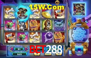 Interface moderna da plataforma bet288